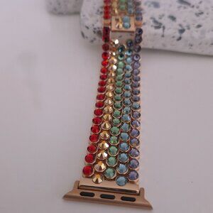 iWatch/Smart Watch bracelet band embellished with genuine Preciosa crystals